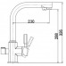Смеситель для кухни KAISER Decor с подключением к фильтру воды, (40144-5 серебристый)