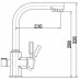 Смеситель для кухни KAISER Decor с подключением к фильтру воды, (40144-9 матовый черный)
